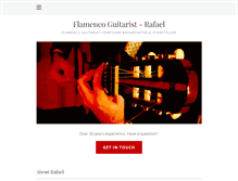 Tablet Screenshot of flamencoguitarist.com